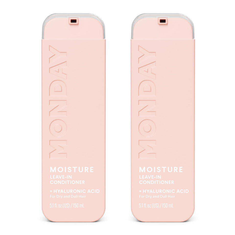 MONDAY HAIRCARE front packaging dual pack showing product benefits
