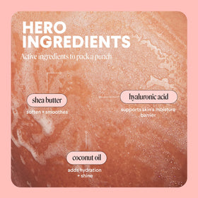 MONDAY HAIRCARE gardenia label detail indicating light floral scent