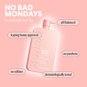 MONDAY HAIRCARE hand dispensing body wash for smooth skin finish