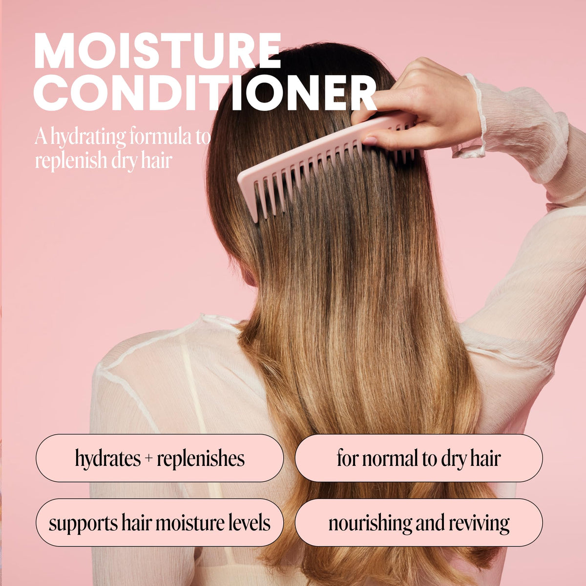 MONDAY HAIRCARE creamy conditioner texture close-up highlighting rich moisturization