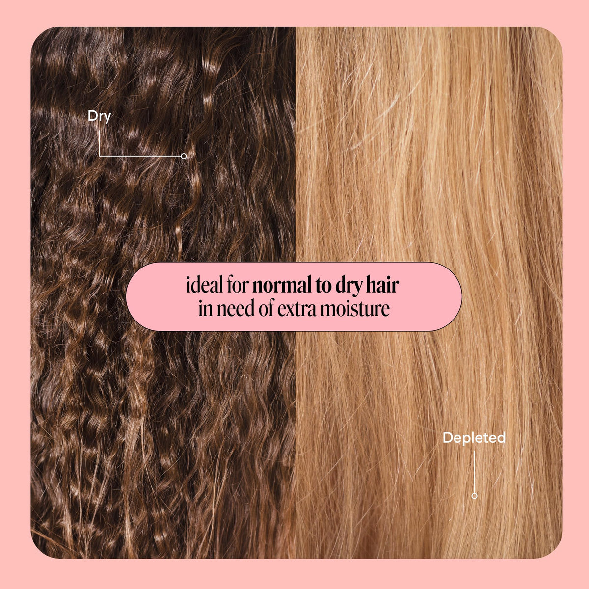 MONDAY HAIRCARE hyaluronic acid ingredient visual emphasizing moisture retention benefits