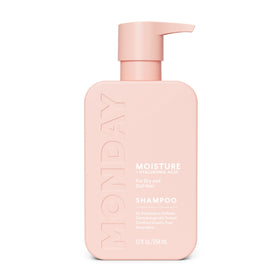 MONDAY HAIRCARE front bottle view showing product and benefits