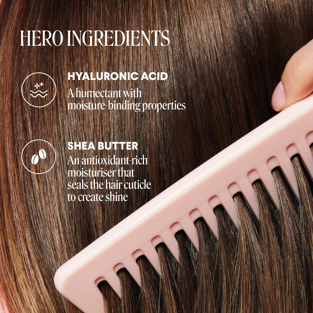 MONDAY HAIRCARE conditioner applied to wet hair demonstrating hydration and manageability benefit