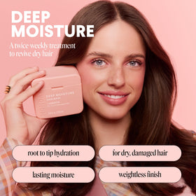 MONDAY HAIRCARE open jar showcasing rich creamy texture for deep conditioning benefit