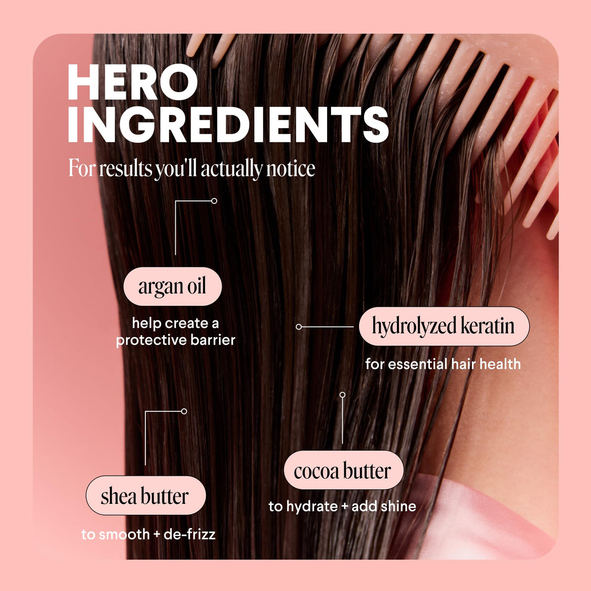 MONDAY HAIRCARE conditioner creamy pour showing rich hydration for smoother strands