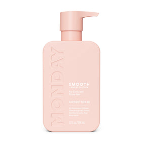 MONDAY HAIRCARE front bottle shot showing smooth conditioning benefits