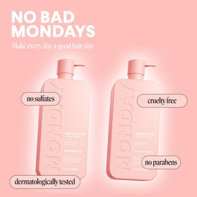 MONDAY HAIRCARE in-shower product in use reducing frizz and tangles