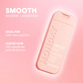 MONDAY HAIRCARE creamy texture close-up highlighting smooth, lightweight moisturizing benefit