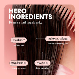 MONDAY HAIRCARE conditioner dispensed in hand demonstrating easy application