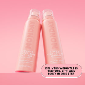 MONDAY HAIRCARE foam texture closeup highlighting lightweight foam