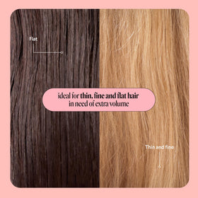 MONDAY HAIRCARE styled hair in lifestyle shot showing improved shine