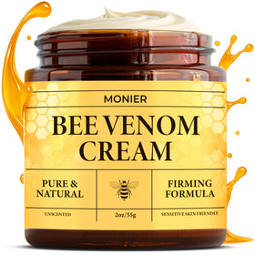 MONIER bee venom cream jar front view showing product packaging and premium finish