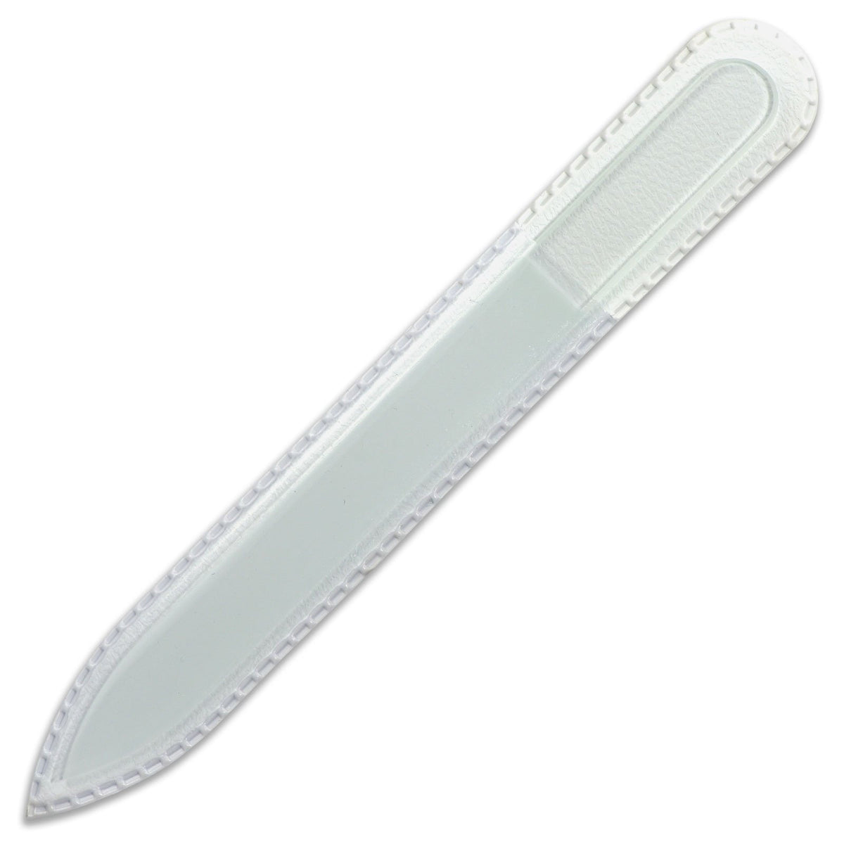 Mont Bleu front packaging showing the glass file and benefit of elegant durability