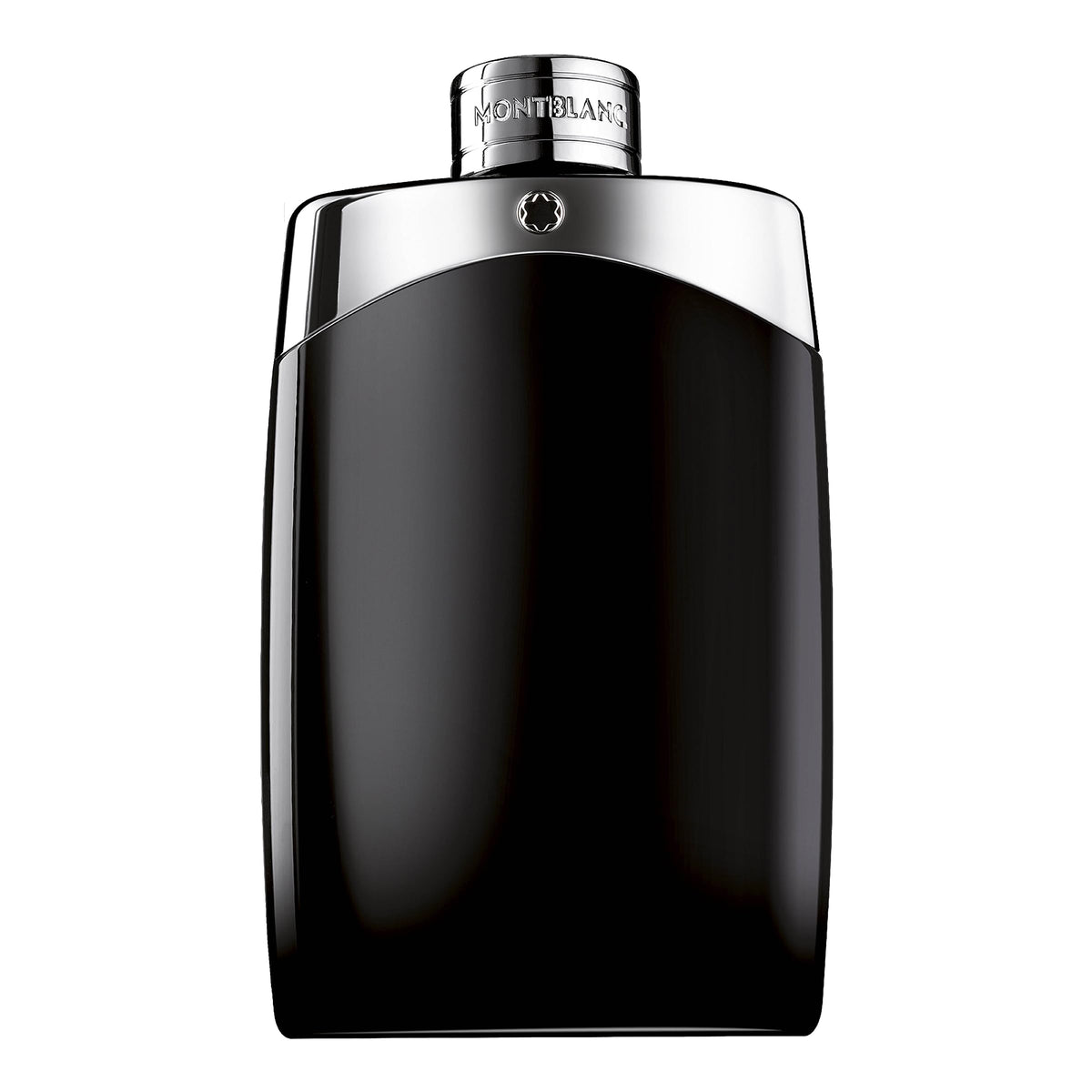 Montblanc Legend front bottle view showing classic brand and confident style