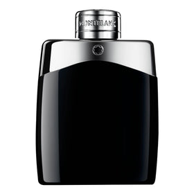 MONTBLANC Legend front bottle showing iconic logo and polished glass for confident impression