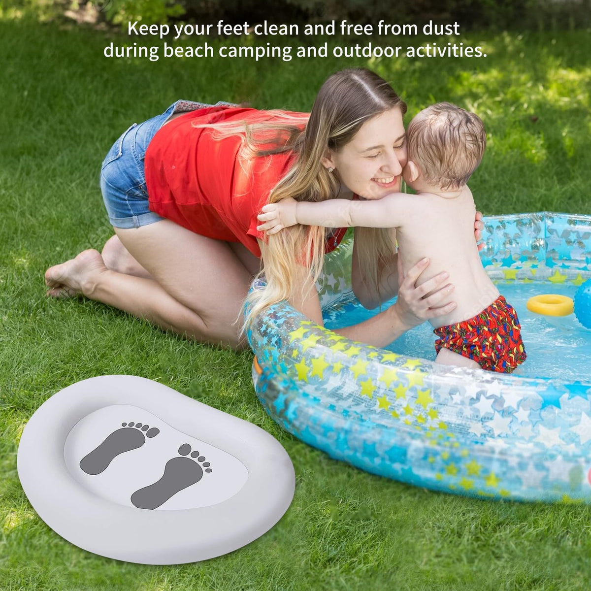 moobee folded flat for storage and travel convenience