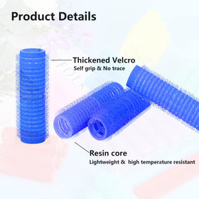 MOODKEY hand holding a roller showing size scale for medium and short hair suitability