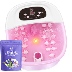 MoodRelish foot spa styled in bathroom setting for home relaxation routine
