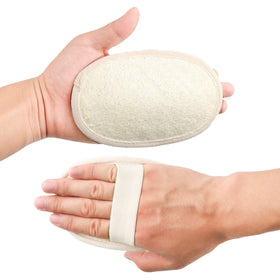 Mooerca terry cloth reverse and elastic strap showing secure grip and comfortable use