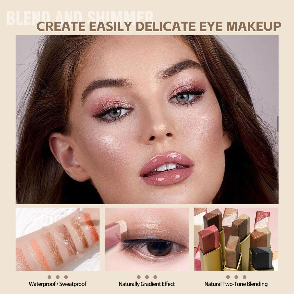 MooGlamor color range spread showing versatile shimmer duos