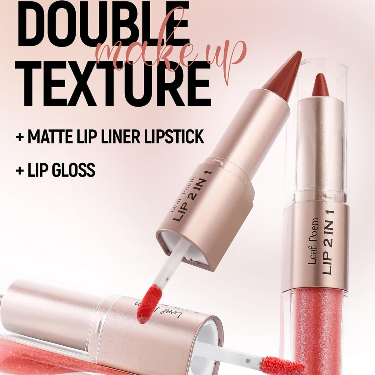 MooGlamor dual-ended view highlights liner and gloss convenience for fast touch-ups