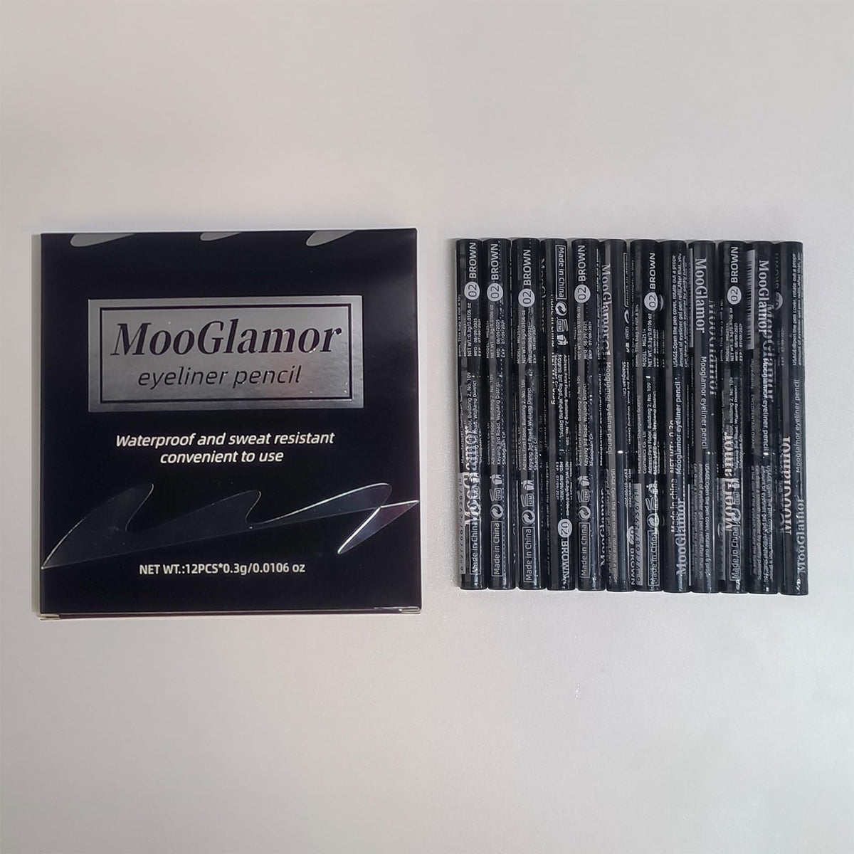 MooGlamor lifestyle makeup bag scene showing easy on-the-go touch-ups