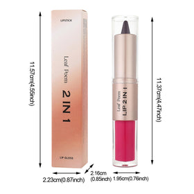 MooGlamor model applying gloss for hydrated, defined lips and natural confidence