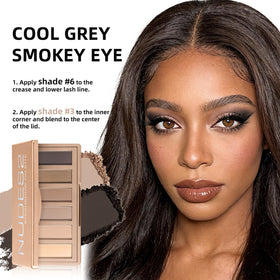 MOOMARTO eyeshadow applied on eyelid showing smooth blend and defined crease
