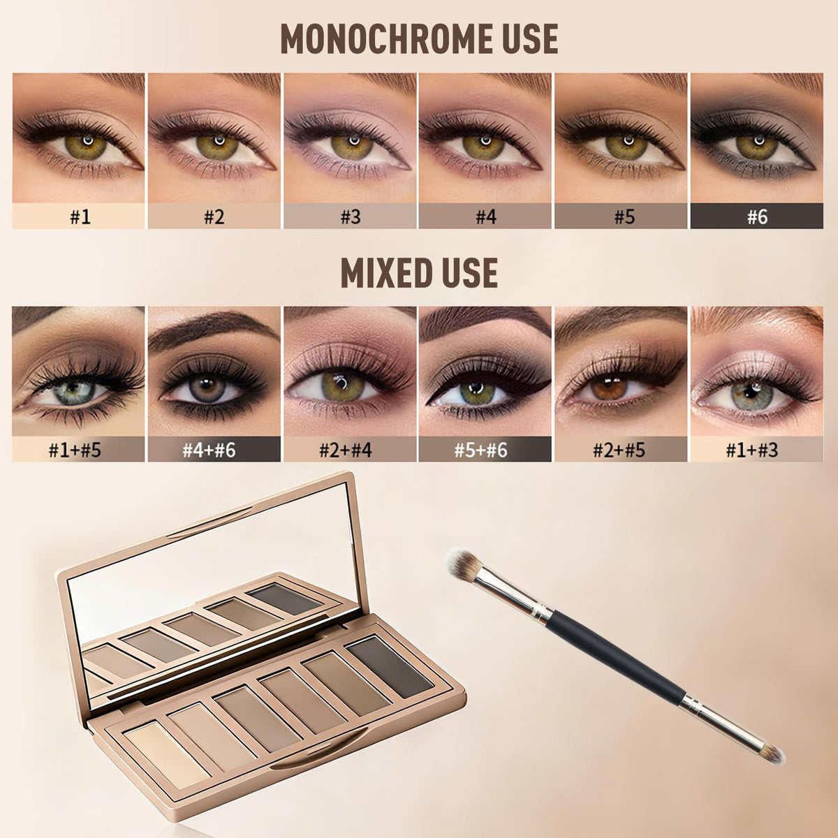 MOOMARTO palette held in hand to show compact size and portable convenience