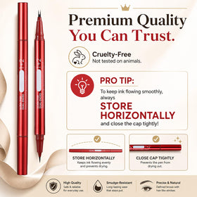 MOOMARTO precise single tip close-up for sharp brow tails