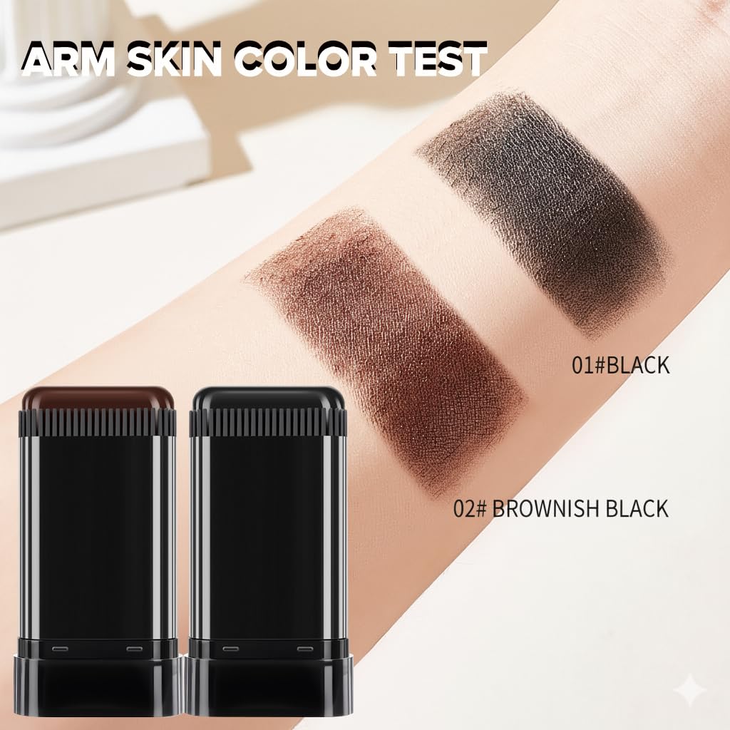 MOONGAZE stick tucked in a purse for on-the-go touch-ups and confidence between salons