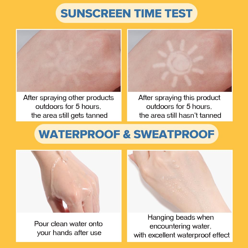 MOONGAZE packet beside pool illustrating 80-minute water-resistant benefit