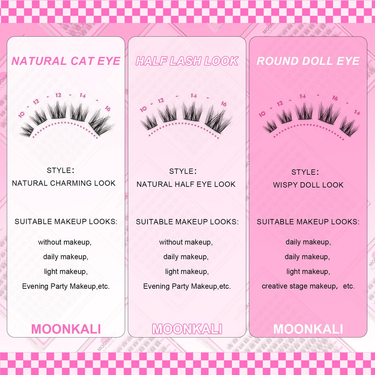MOONKALI before-and-after eye comparison highlighting visible lift