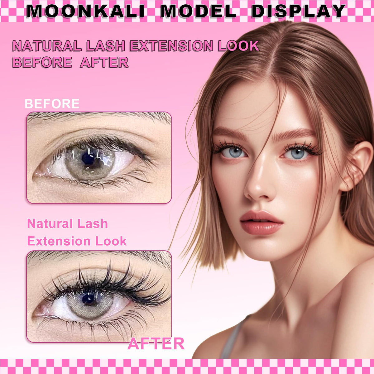 MOONKALI close-up of mink-like fiber texture proving soft natural finish