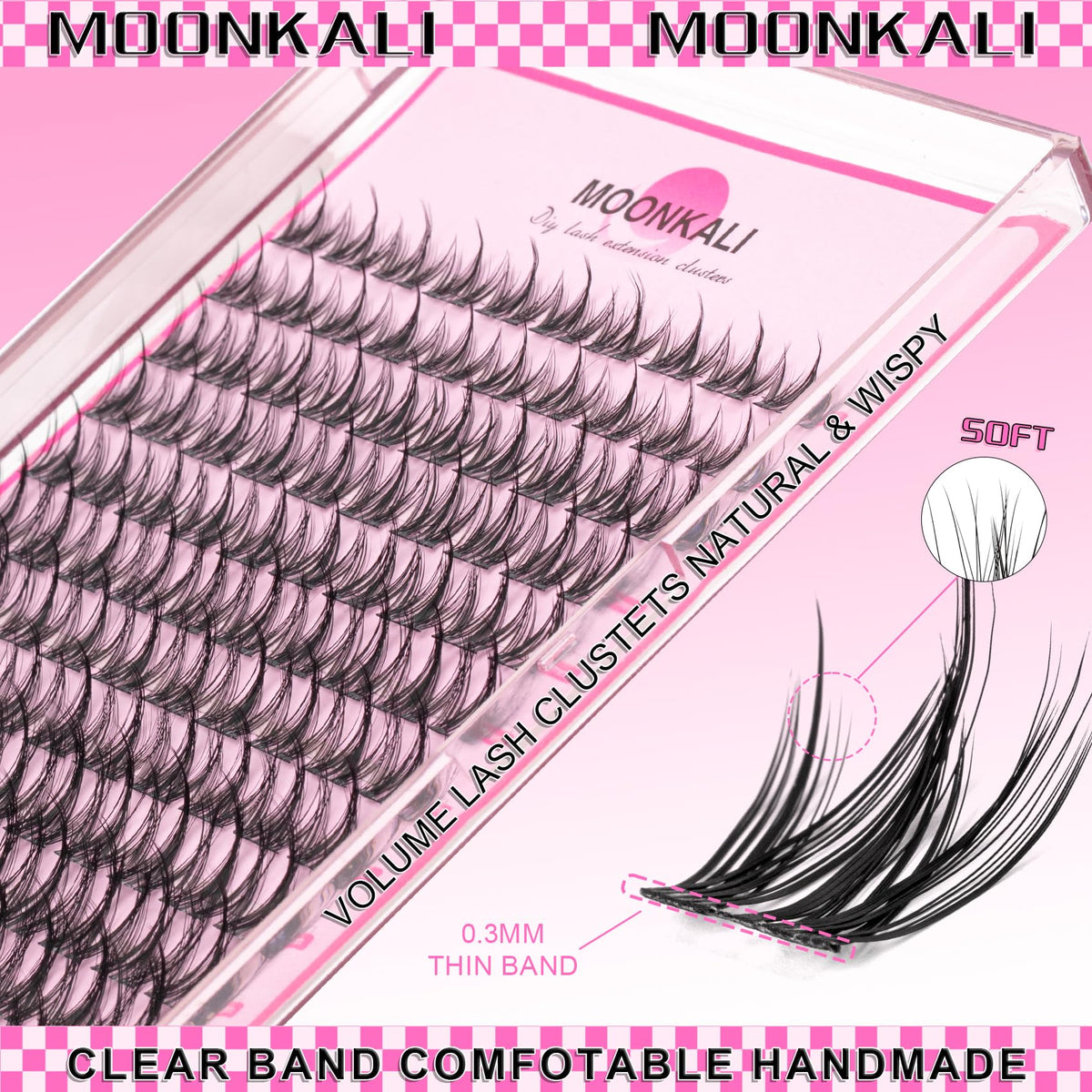 MOONKALI cluster application demo on eyelid showing precise placement
