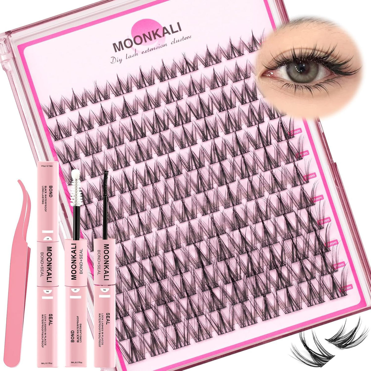 MOONKALI lifestyle model with manga-style eye look for dramatic effect