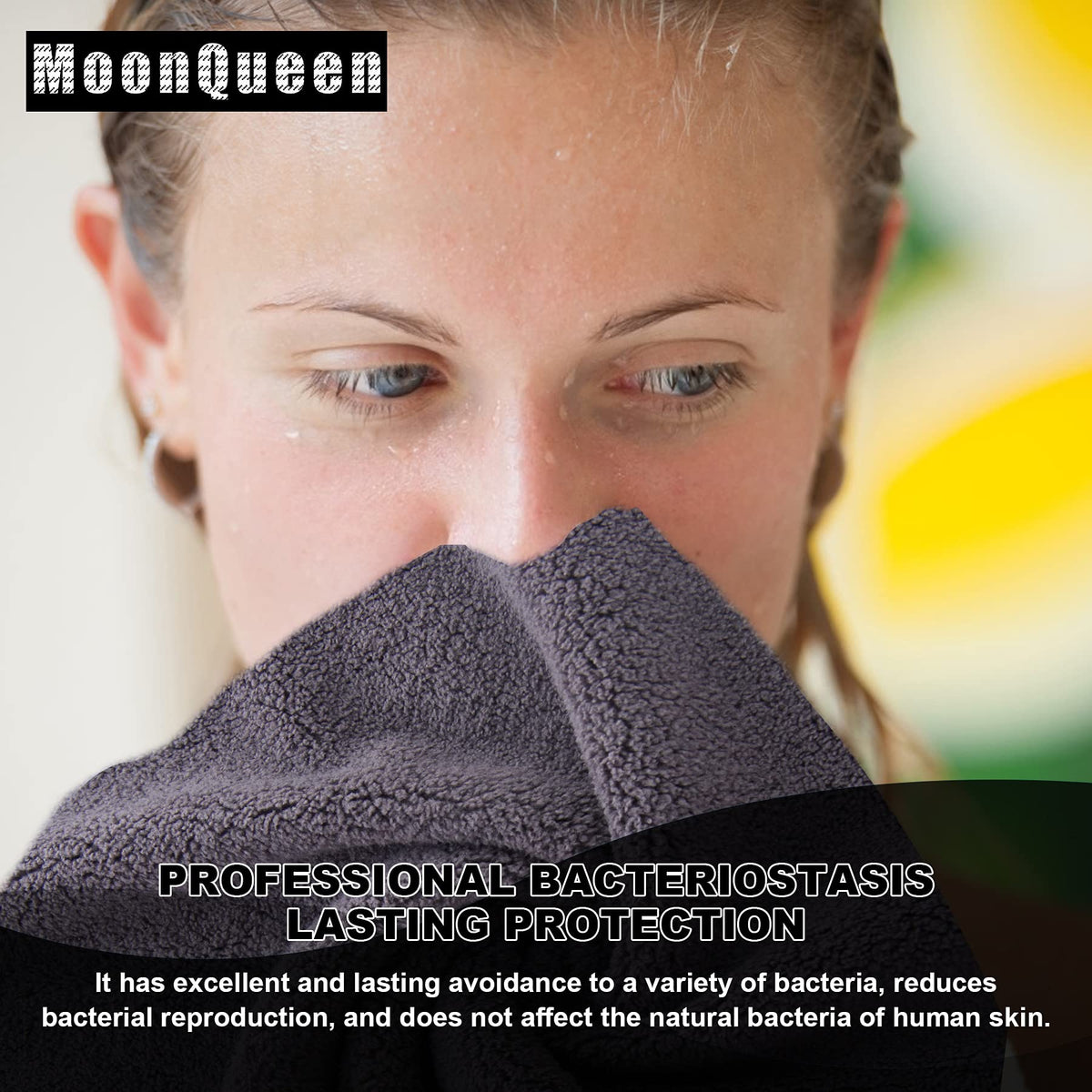 MOONQUEEN cloth inside a cosmetic bag for travel-ready convenience