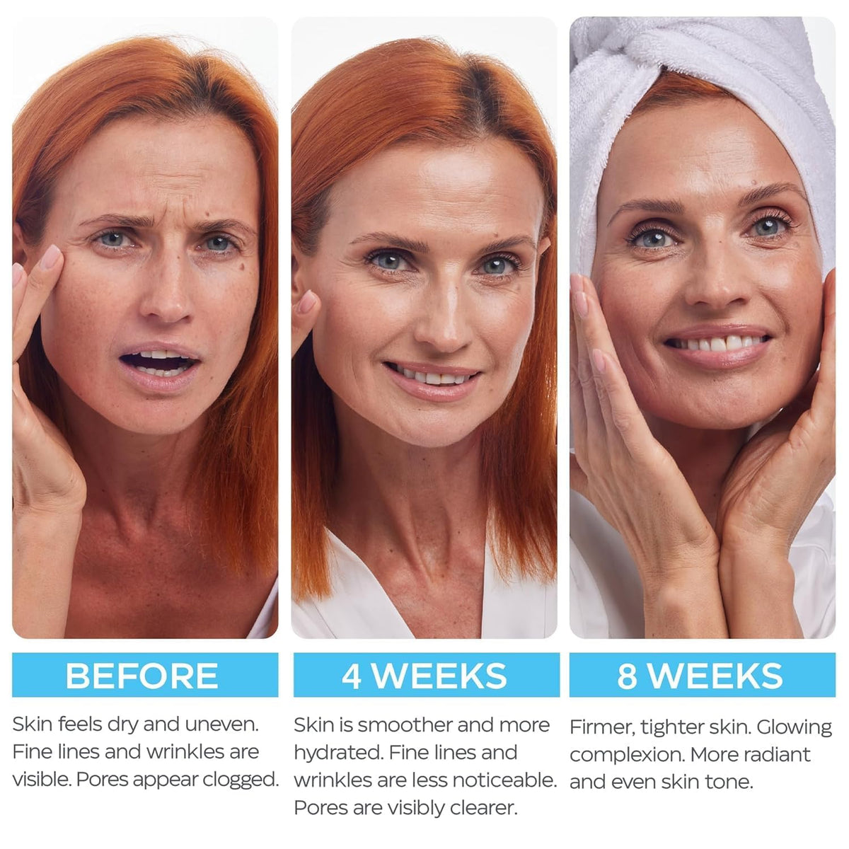 MOONRIN COSMETICS label detail showing collagen and 1% retinol potency