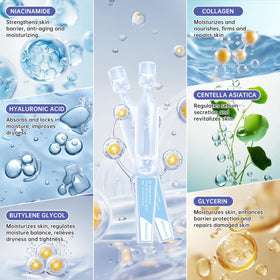 mopayzer ampoule open pouring serum to demonstrate single-dose hygiene