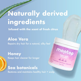 Diffuser drying styled with MopTop custard to set curls faster while maintaining softness