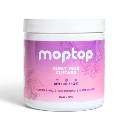 MopTop front jar packaging showing product and citrus kumquat scent for clear identification