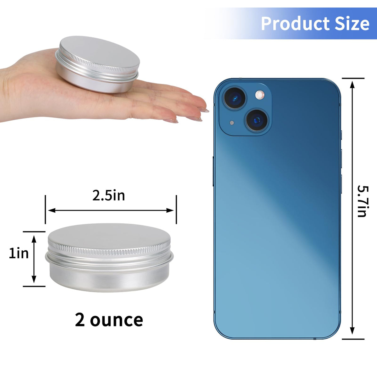 Moretoes open tin interior showing smooth cavity ideal for creams and balms