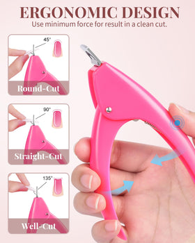 MORGLES scale comparison with fingers demonstrating suitable length and real-world fit