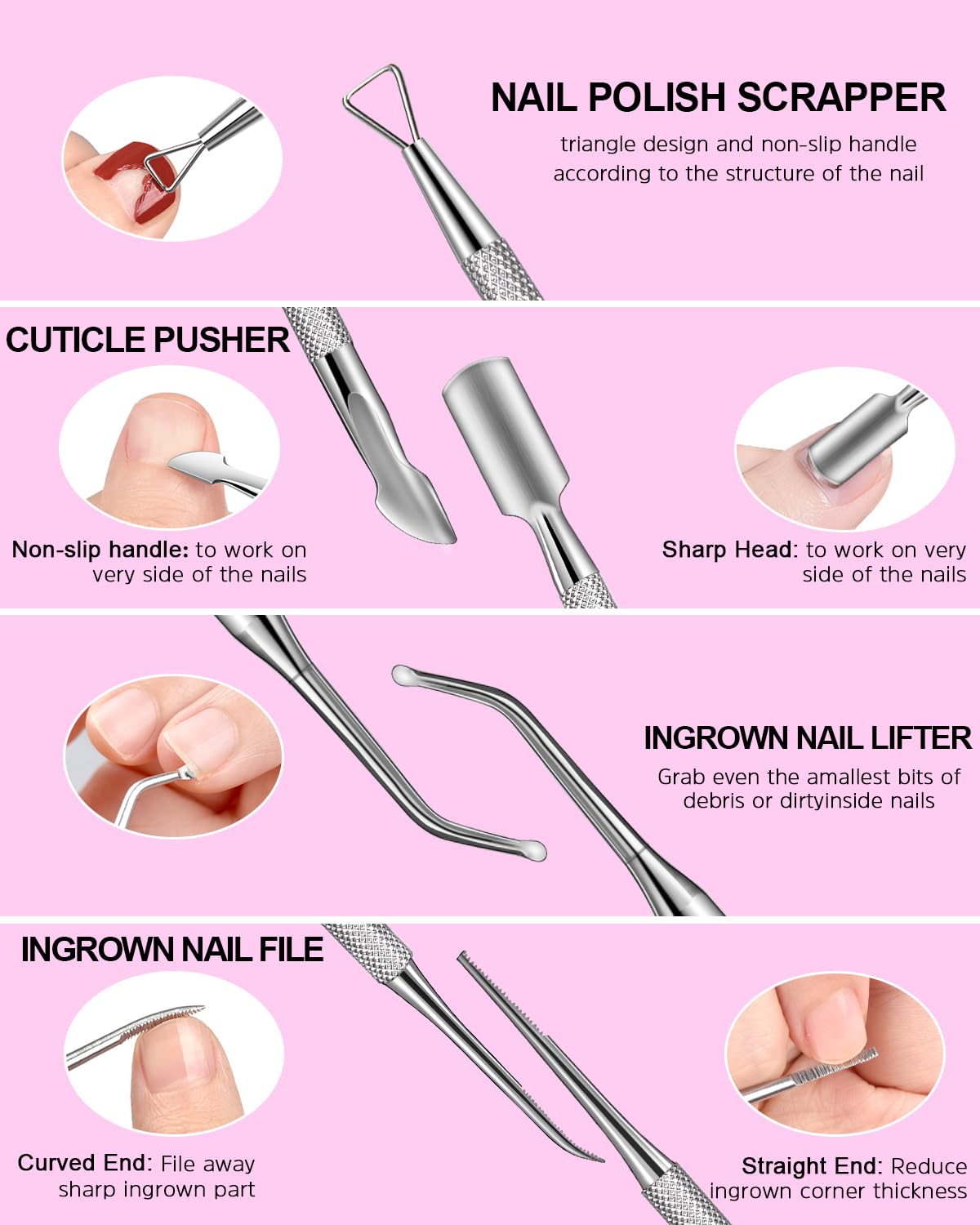 MORGLES manicure scene with tools in use demonstrating organized at-home nail care
