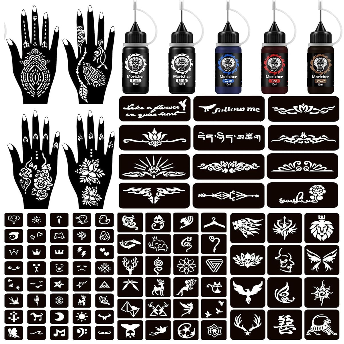 Moricher front packaging showing kit components and brand benefit