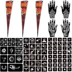 Moricher front packaging showing full temporary tattoo kit and contents