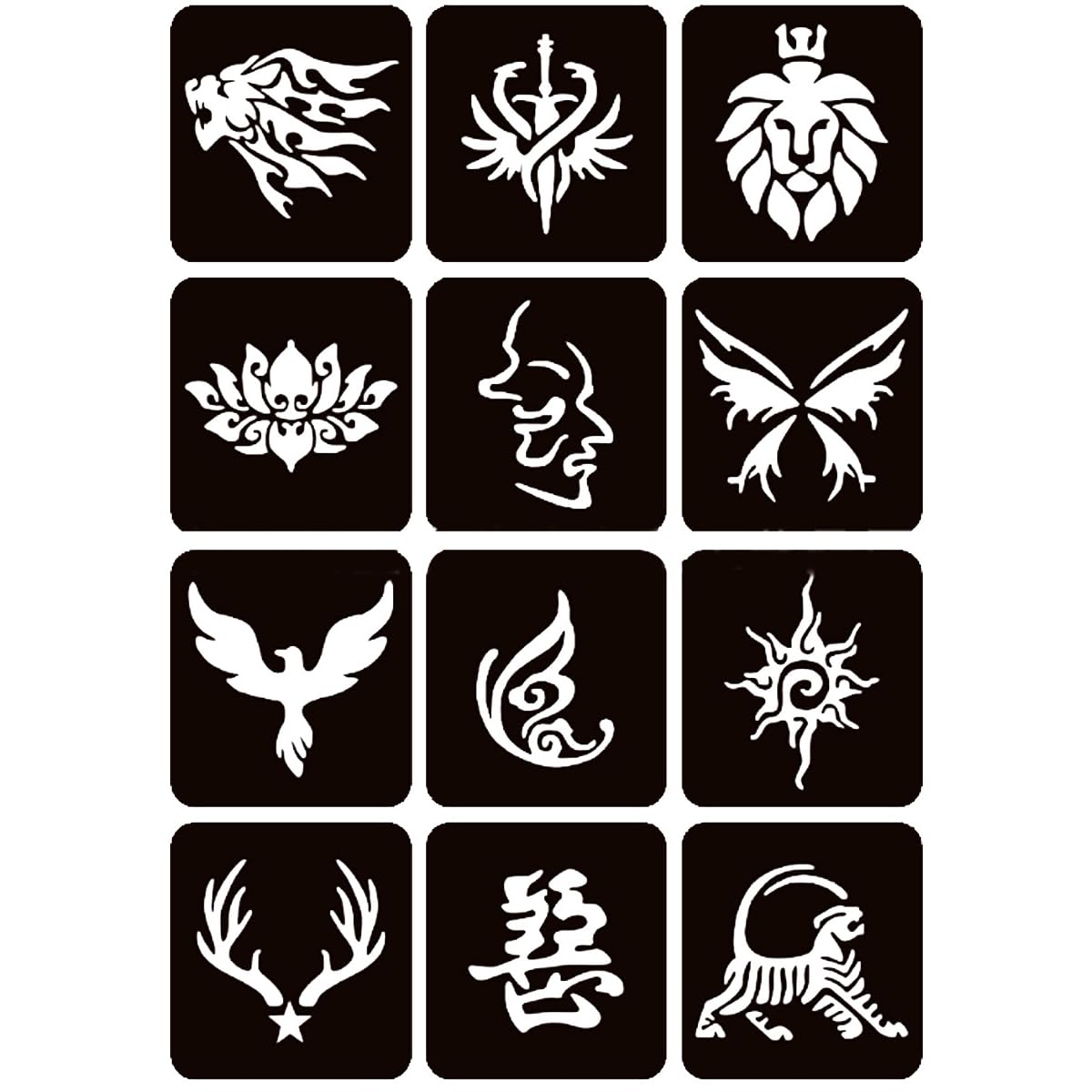 Moricher close-up of hand-shaped stencils for precise application and speed