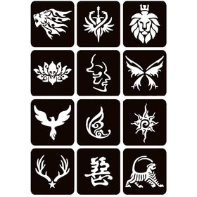 Moricher close-up of hand-shaped stencils for precise application and speed