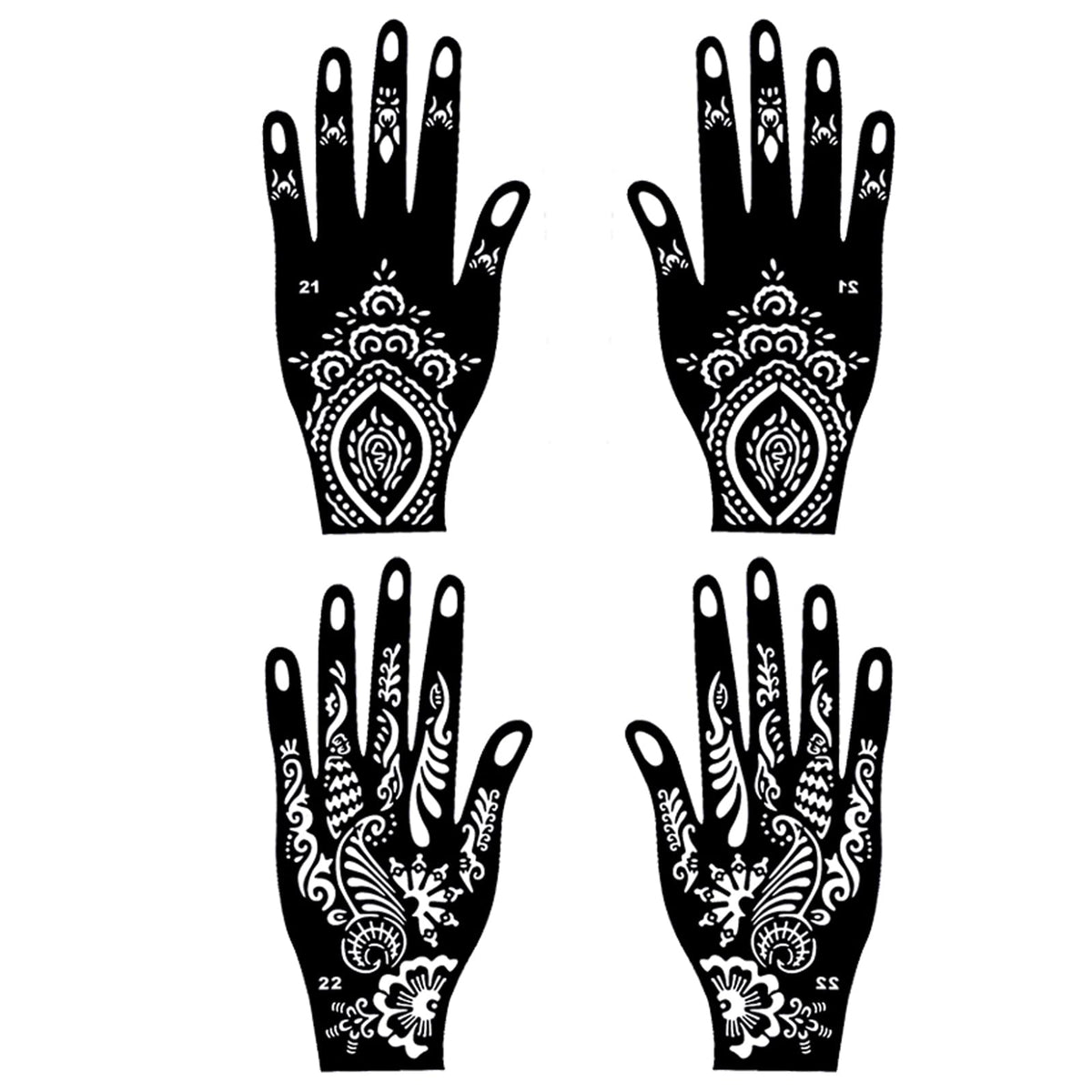 Moricher close-up of three brownish-red henna cones for precise lines