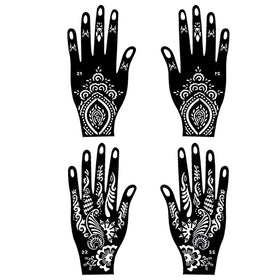 Moricher close-up of three brownish-red henna cones for precise lines